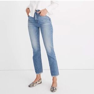 Madewell The Perfect Vintage Jean Raw Hem